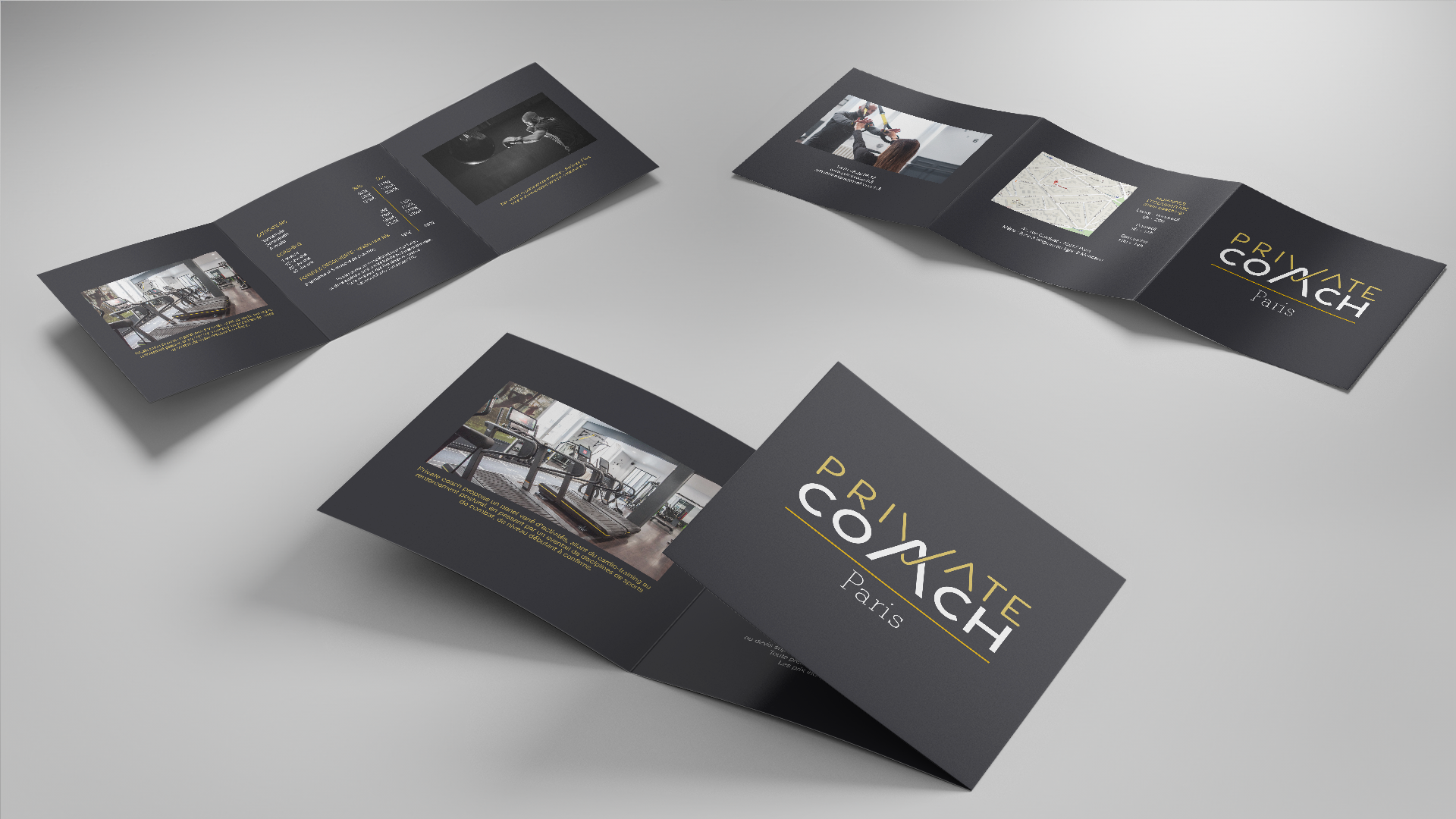 Une image du dépliant de prix de Private Coach.